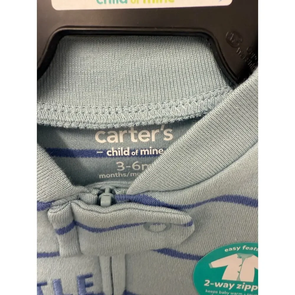 Carter's Child of Mine Baby Cotton One Piece Sleep N Play, Sizes 3/6 Months